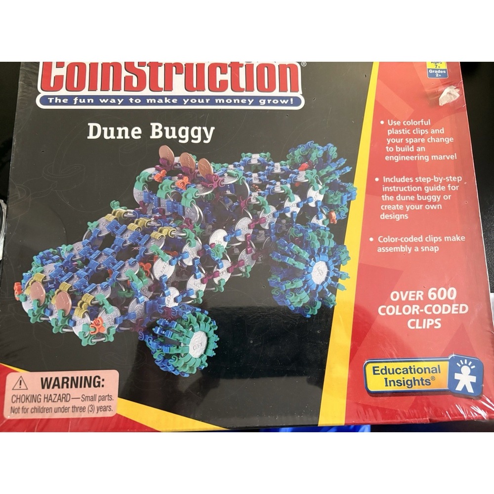Building toy/ Puzzle Educational CoinStruction DUNE BUGGY Insights EI-4031